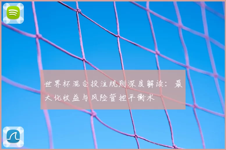世界杯混合投注规则深度解读：最大化收益与风险管控平衡术