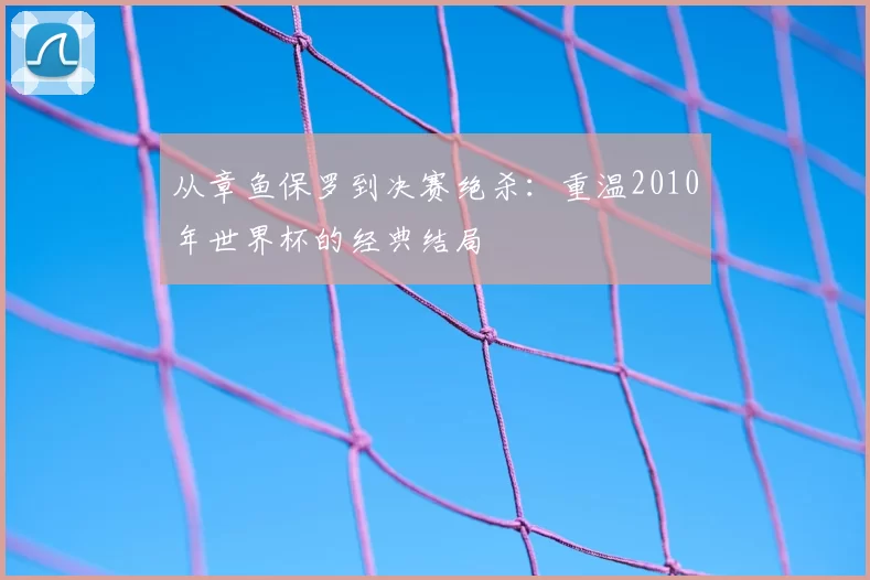 从章鱼保罗到决赛绝杀:重温2010年世界杯的经典结局