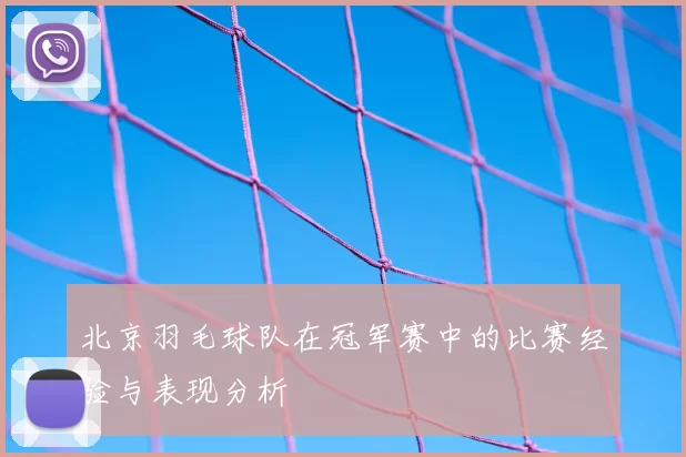 北京羽毛球队在冠军赛中的比赛经验与表现分析
