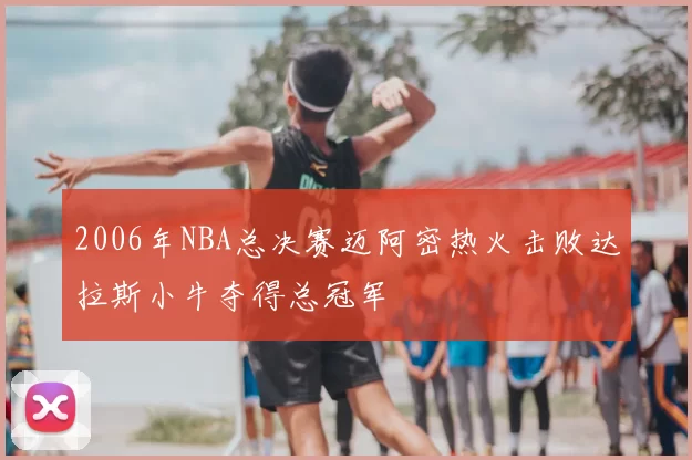 2006年NBA总决赛迈阿密热火击败达拉斯小牛夺得总冠军
